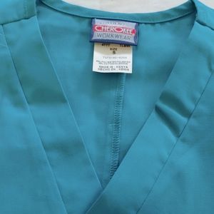 Cherokee Workwear scrub Top Size Small